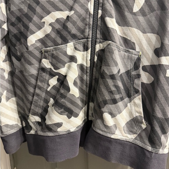 Nike youth full zippered hoodie jacket urban gray camo boys Large - Picture 4 of 12